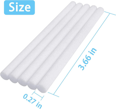 Humidifier Filters Sticks 3.66'' Replacements Cotton Stick Small Humidifier Filter Stick for INVODA Mini Cool Mist Humidifiers (12PCS) by INVODA