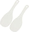 uxcell Plastic Non-Stick Rice Paddle, Potato Food Service Spoon Scoop, 7.8 Inch Length, 2 Pcs