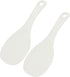 uxcell Plastic Non-Stick Rice Paddle, Potato Food Service Spoon Scoop, 7.8 Inch Length, 2 Pcs