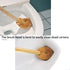 BIEAEIA Toilet Brush, Natural Coconut Fibre Brush Head and Rubber Wood Handle, Great for Bathroom