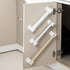 Myhiju 4 Pcs No Punching Trash Bag Dispenser Plastic Bag Holder,Wall Mounted Plastic Bag Organizer Grocery Bag Holder