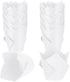 Jutom 200 Pack Tulip Cupcake Liners, Greaseproof Muffin Liners for Weddings and Parties, White