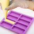 2 Pcs Large Rectangle Silicone Mold - Cereal Bar Molds, 8 Cavities Energy Bar Maker Baking Pan, 10.5 x 8.35 x 0.8 Inch