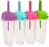 AMBSS SYS 8 pack Frozen Set Frozen Frozen - Ice Popsicle Mold with Slurping Straw Drip Guard - For Homemade Treats