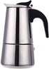kkhouse Stainless Steel Coffee Pot - Mocha Espresso Latte Percolator Stove Coffee Maker, 100ml Cafetiere Tool