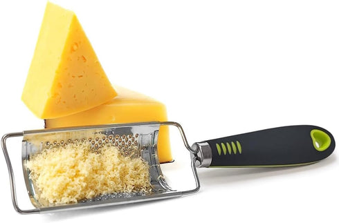 ALLTOP Food Graters for Cheese, Nutmeg, Potato, Ginger, Garlic, Hand-held Stainless Steel Zester - Set of 3 Grinders