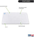 Rada Cutlery Flexible Plastic Cutting Boards, 10 x 14 Inches – White by RADA