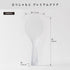 Marna K555CL Standing Rice Spoon, Premium Clear Non-Stick Standing Spoon Made in Japan