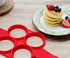 Flip N Cook Silicone Pancake Mold, 2pcs (Flower + Square)