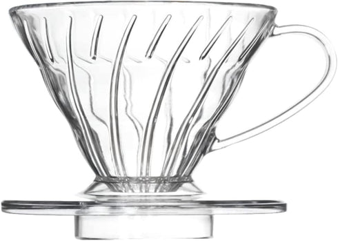 V 02 60° Cone Plastic Coffee Dripper, 1-4 Cups, Reusable Pour Over Coffee Maker for Home, Cafe