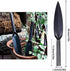 Willow Leaf-Shaped 12-inch Garden Trowel Tool, High-Carbon Steel Heavy Duty Manual Potting Tool (Grey)