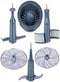 NutriChef Food Processor Replacement Parts for Multifunction Model Number: NCFPG9 (Gray)