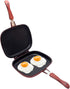 Square Double Sided Frying Pan, Non-stick Kitchen Baking Pancake Pan, Indoor/Outdoor Camping Sandwich Toaster Grill
