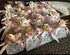 KPOSIYA Pack of 100 Laser Cut Rose Candy Boxes, 2.5"x 2.5"x 3.1", Gift Boxes for Bridal Shower, Birthday Party, Wedding