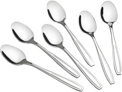 Stainless Steel Tea Spoons, 5.9 Inch Small Dessert Spoons, 12 Pieces