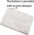 Countertop White Soap Dish Tray Marble Soap Holder Trinket Plate for Bathroom Sink Kitchen Bedroom Vanity Bathroom