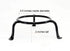 Basic Iron Display Ring Stand - 3.5 Inside Diameter x 2 High for Displaying Rings