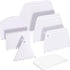 Teenitor Cake Scraper Set, 7 Pcs Dough Scraper, Bowl Scraper, Cake Cutter, Spatula, Kitchen Plastic Tool