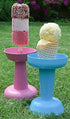 Fiico Frozen Dripstik No Mess Ice Cream Cone & Treat Holder Also Makes Ice Pops (Aqua)