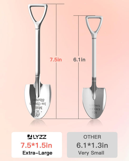 Mothers Day Gifts for Mom,Large Moms Ice Cream Shovel,Icecream Scoop Stainless Steel,Anniversary Birthday Mothers Day