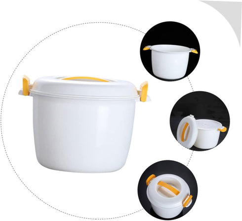 Housoutil Rice Cooker Oven, Food Steamer & Microwave Pasta Maker, Japanese Rice Cooker for Home