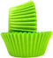 Regency Wraps Greaseproof Professional Grade Baking Cups - Pack of 40, Standard Liners, Lime Solid