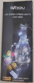 Fairy Lights CR2032 Battery Operated - 6.6Ft/2Meter 20 LEDs Micro Silver Wire String Lights, 6 Pack