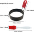 3 inch Mcmuffins, 4 Pack, (4 pack, 3inch) Stainless Steel Egg Rings for Egg Egg Molds for Frying Eggs, Mini Pancakes