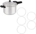Silicone O-Ring Sealing, 5PCS Flexible Durable for Pressure Cooker Lid (18cm)