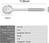 Pasta Fork, Durable Stainless Steel Spaghetti Server, Heat Resistant, 12 Inch