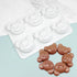 6 Cavity Bear Silicone Chocolate Mold for DIY Cake, Ice Cubes, Pastry, Biscuit, Manual Baking Accessories