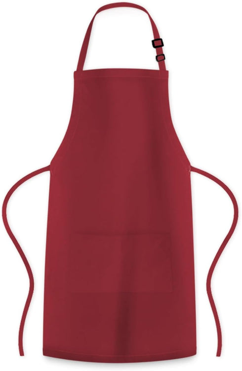 Avalon Kitchen 100% Premium Chef Apron - Waterdrop Resistant Polyester Adjustable Kitchen Aprons for Men Bulk Aprons