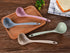 Eco-friendly Wheat Straw Cooking Spoons, Wheat Straw Soup Spoon for Cooking Utensils (Pink)