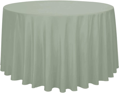 Obstal 210GSM Round Table Cloth, Oil-Proof Spill-Proof and Water Resistance Microfiber Tablecloth,