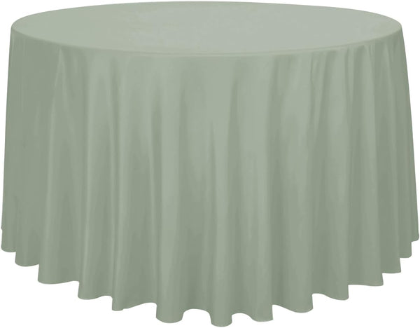 Obstal 210GSM Round Table Cloth, Oil-Proof Spill-Proof and Water Resistance Microfiber Tablecloth,