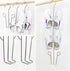 3 Pack Organizer,Closet Stainless Steel Shoes Hanger Drying Rack for Dehumidifying Hanging Leather Shoes,Double Hook