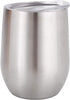 Stainless Steel Double Wall Insulated Wine Glasses with Lid for Coffee, Drinks, Champagne, Cocktails