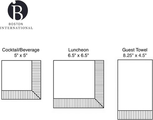3-Ply 8.5" 4.5", 16-Count IHR Ideal Home Range Dinner Napkins Marimekko Disposable Paper Hand Towels, x Orkanen (Linen