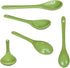 10 Color Porcelain Egg Spoons, 5 Inch Ceramic Spoons for Coffee, Dessert, Yogurt, Milky Tea