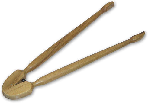 Berard 52175 Handcrafted French Olive-Wood Tongs