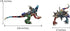 Tiny 2¼" Multicolor Frilled Lizard Agama Chameleon - Miniature Hand Blown Glass Decorative Figure