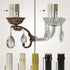 4 Inch Set 6 Royal Designs Candle Drip Sleeves Chandelier Socket Covers with Paper Insulation, Black Gold