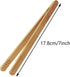 8 Pcs 7 Inch Bamboo Kitchen Utensil Tongs, Reusable Toast Tongs for Kimchi, Fruit, Tea