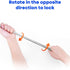 SHANWORN 16" 58.5" Retractable Poultry Chicken Catcher Net - Heavy-Duty Stainless Steel Extendable to Triangle Chicken