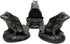 DecoVista 3Pcs Frog Resin Pot Decorative Feet, Plant Pot Support Feet for Outdoor,