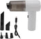 TOPINCN 12000Pa Portable Car Vacuum Cleaner - 2 in 1 Wet and Dry Cordless Handheld USB Rechargeable (White)