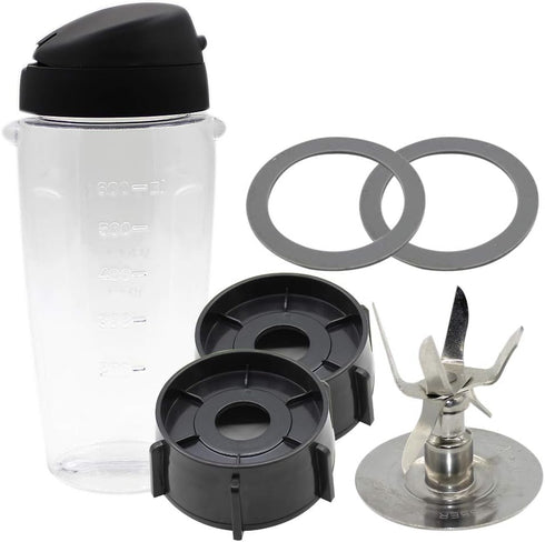 Blend-N-Go Smoothie Kit Replacement Parts - Compatible with Oster Blender