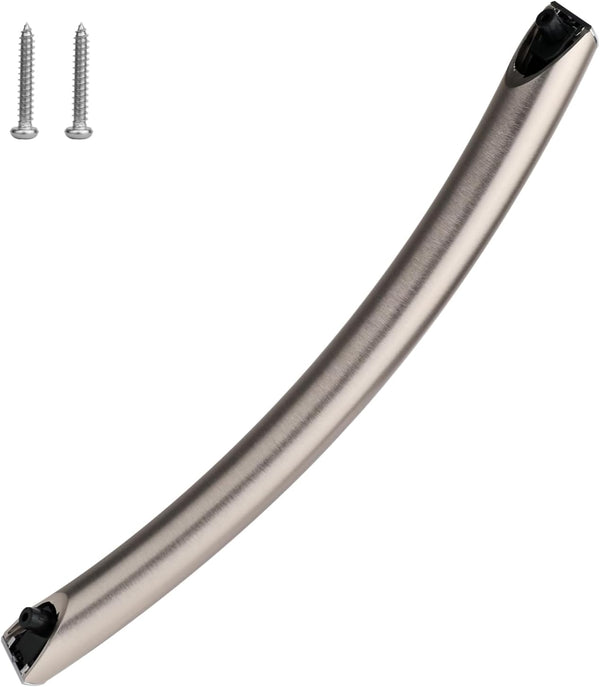 Microwave Door Handle Compatible with Samsung ME17R7021ES ME19R7041FS ME21R7051SS, Includes 2 Screws