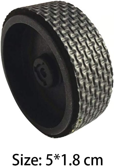 Replacement Wheels Tires Parts Kit - Rubber tire Wheel Replacement for Robot Braava 320 380 and Mint 5200 5200C 4200 4205 - Mopping Robot Parts Replacement Tire(2 Pcs) by iayokocc
