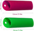 Sinnsally Garlic Peeler Skin Remover Roller Keeper, Easy Quick Silicone Tube Roller for Garlic Peeling (Green, Red)